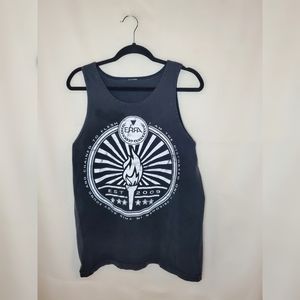 Men's Erra Black Tank Top